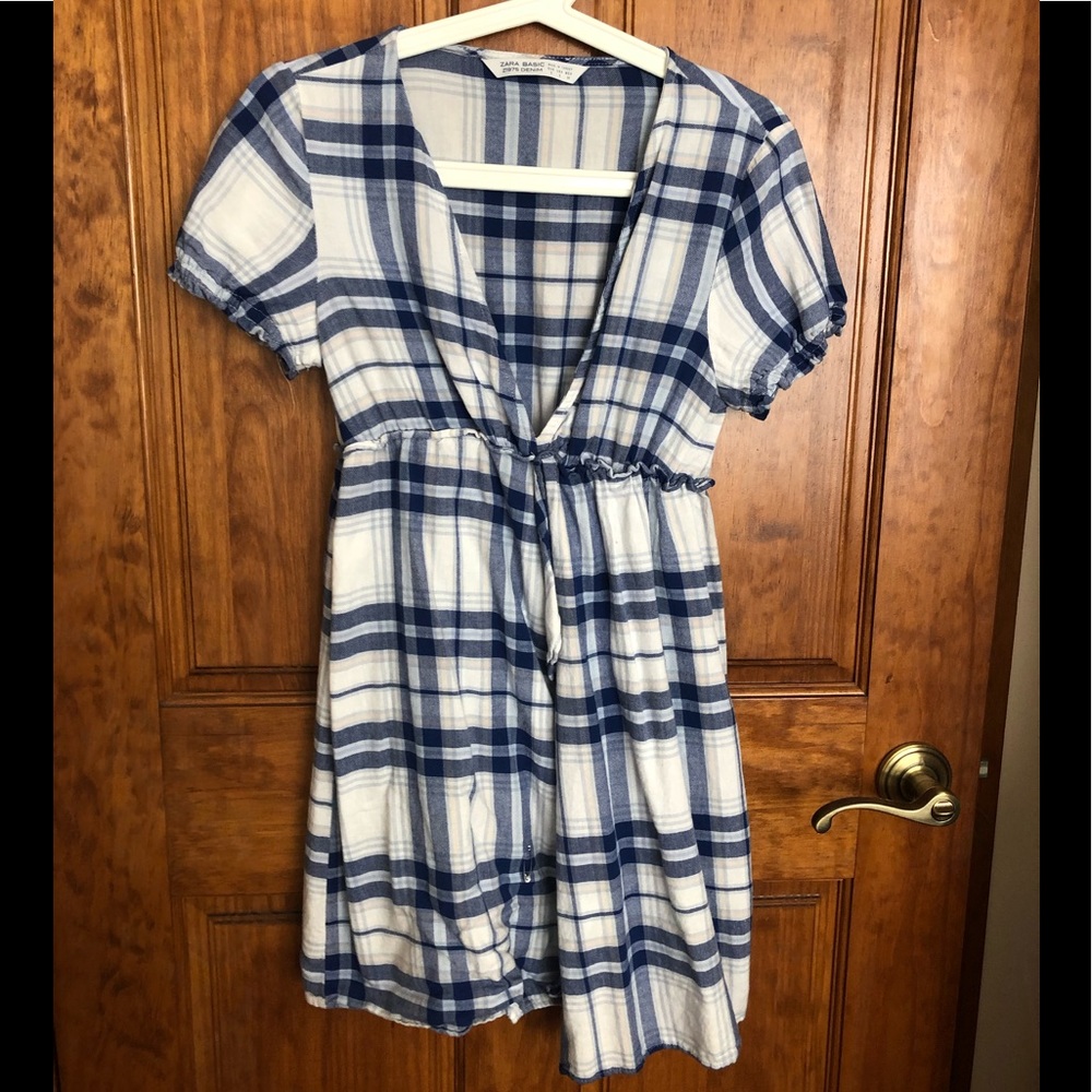 Gingham Zara dress